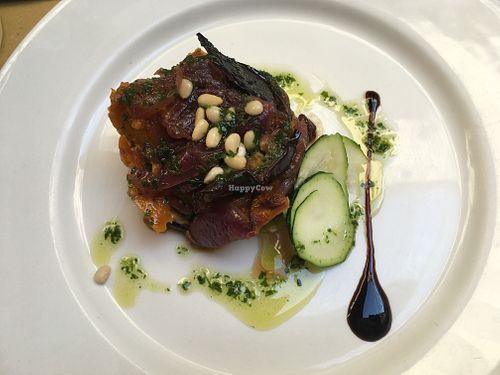 Eggplant starter at La Zucca in Venice