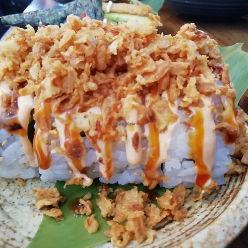 No chicken Salt crunch classic roll at SALT in Hamilton