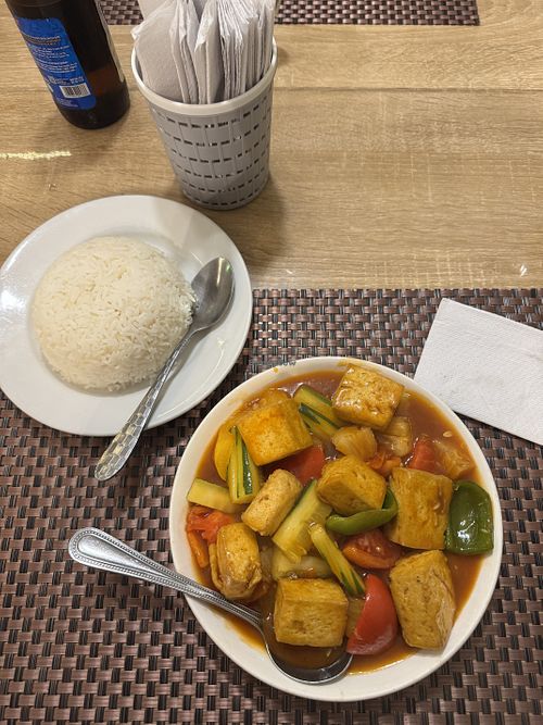 Sweet and sour tofuu  at Orchid House Authentic Thai in Lagos