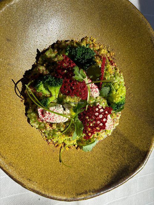 Risotto at Gioia Cocina Botánica in Buenos Aires