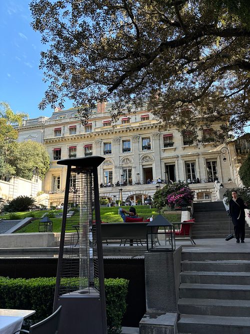 Beautiful patio at Gioia Cocina Botánica in Buenos Aires