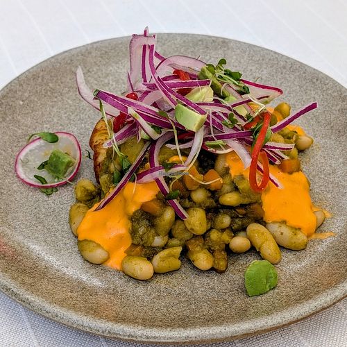 Tacu tacu at Gioia Cocina Botánica in Buenos Aires