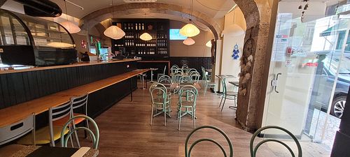 Inside at Ramen Bambu in Lisbon