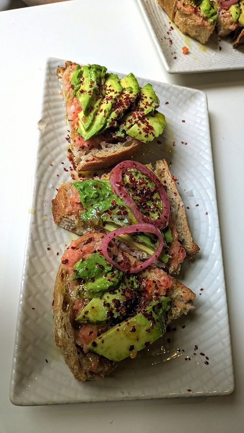 Avocado toast at The Hippie Baker in Vigo