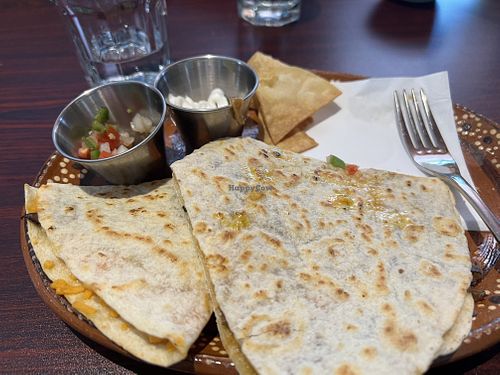 Sweet potato quesadilla   at Soluna Cafe in Jackson