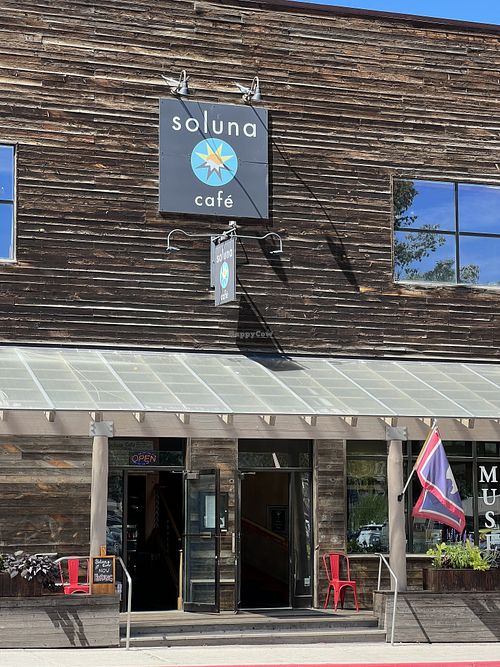 View from across the street   at Soluna Cafe in Jackson