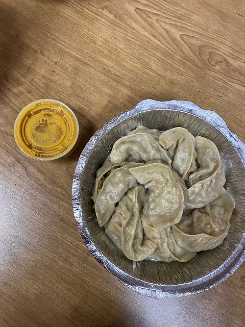 Vegan momos at Everest Himalayan Cuisine in Bellmore