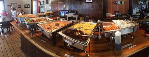 All-you-can-eat breakfast spread at Vegeria - Viva Book Complex in San Antonio