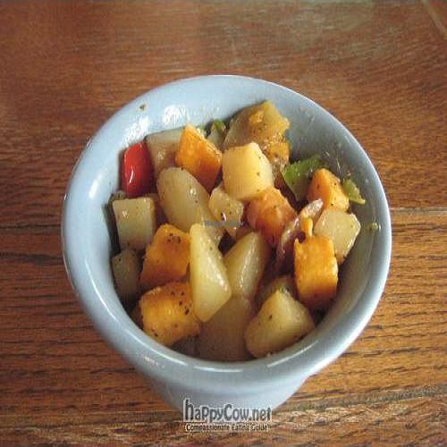 3 potato hash browns with onions and peppers at Vegeria - Viva Book Complex in San Antonio