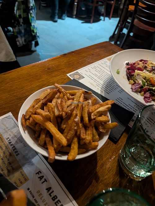 French fries at Fat Alberts in Canillo