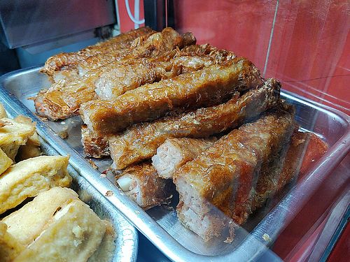 Fried Yam at Sunny Vegetarian 爱新素食 in Central Singapore