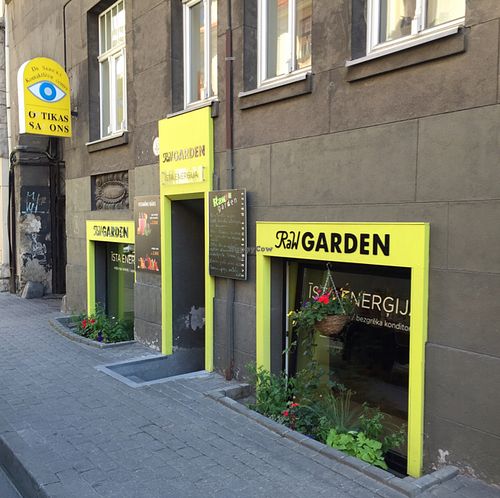 outside at The Beginnings - Skolas in Riga