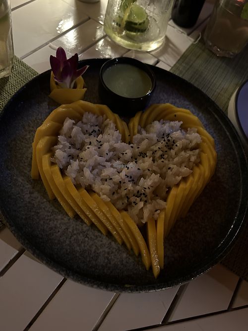 lovely mango sticky ricee  at HeyBong - The Healthy Secrets  in Siem Reap