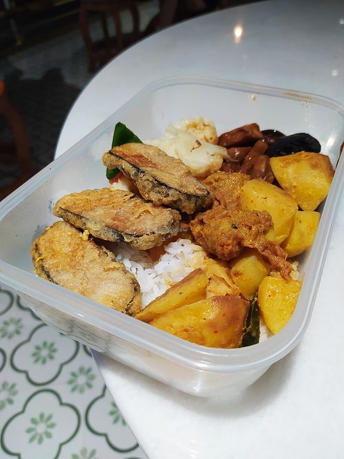 Vegetarian Rice Set @ $4 at Lian Xin - 莲芯膳坊 in Central Singapore