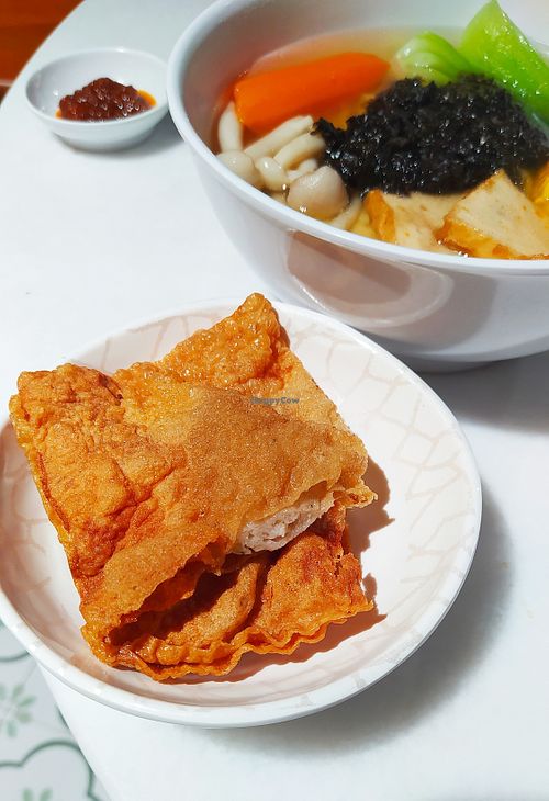 Crispy Beancurd YTF for Soup Noodle  at Lian Xin - 莲芯膳坊 in Central Singapore