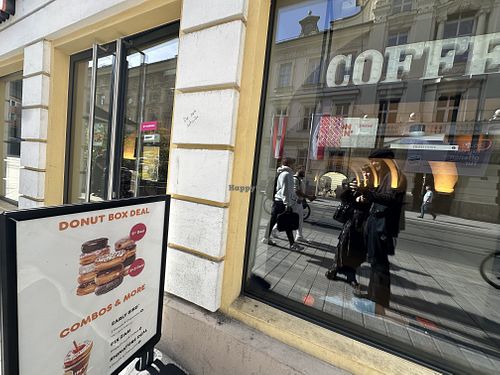 outside  at Dunkin’ in Innsbruck