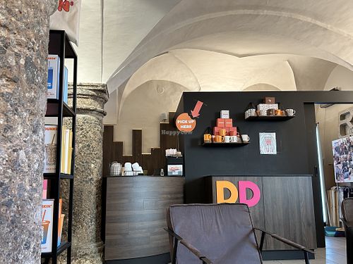 inside  at Dunkin’ in Innsbruck