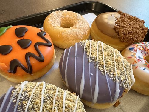 breakfast 😅  at Dunkin’ in Innsbruck