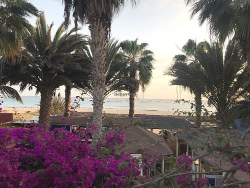 View above soul kitchen  at La Bodeguita del Mar in Santa Maria