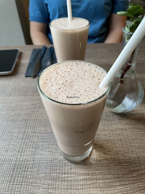 Chocolate milkshake  at Elysian Plant Based Kitchen Bar in Limassol