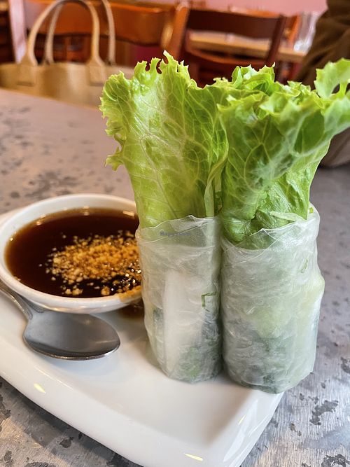 Fresh garden rolls  at Chantanee in Bothell