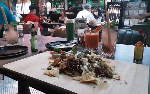 Nachos at The Vegan Table in Bangkok