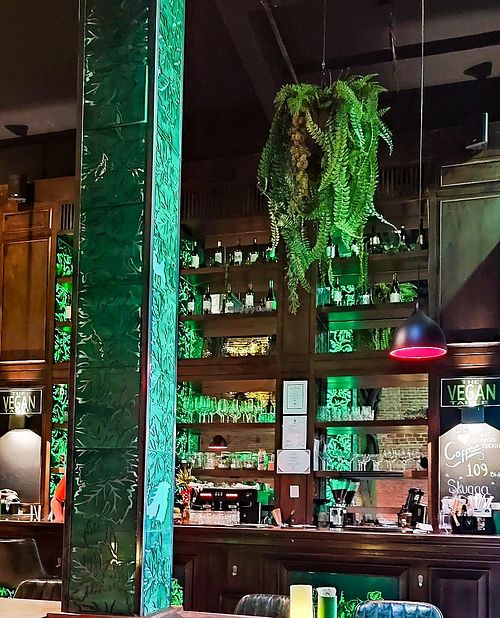 Bar at The Vegan Table in Bangkok