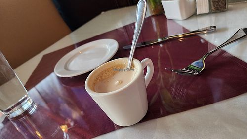 vegan chai. yummy. at Himalayan Spice Indian Cuisine in Denver