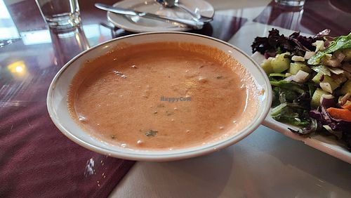 tomato coconut soup. yummy at Himalayan Spice Indian Cuisine in Denver