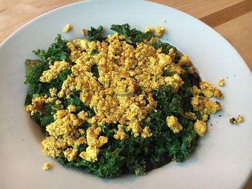 Tofu Scramble & Black Beans--Hearty Breakfast! at Bartertown Diner in Grand Rapids