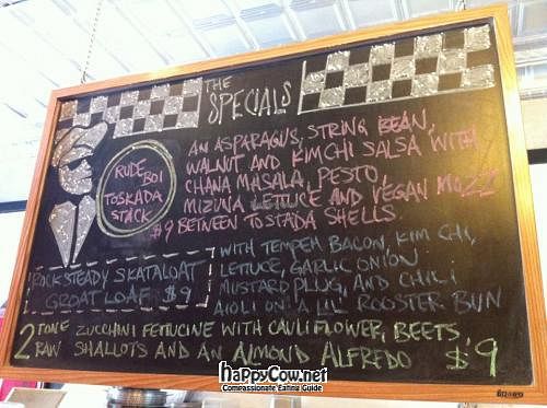 our Specials board varies daily at Bartertown Diner in Grand Rapids