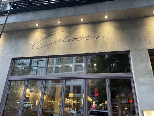 Outside   at Coletta in New York City