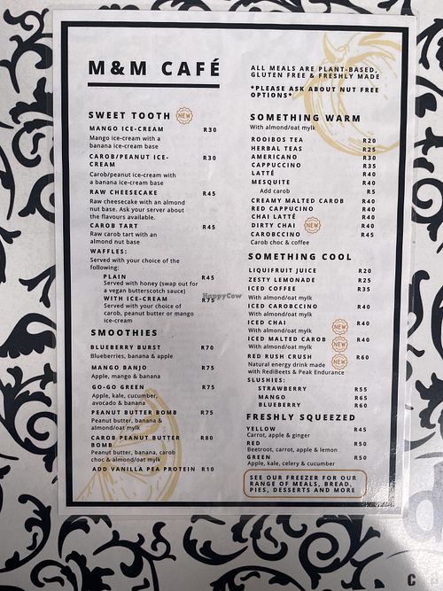   at M & M Cafe in Cape Town