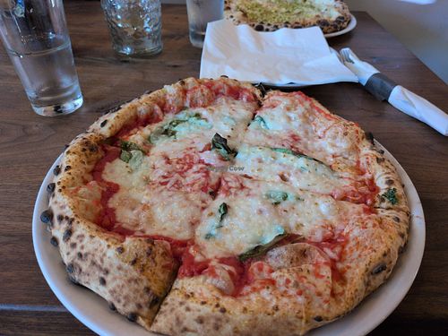 Vegan Margherita at Piatto Neapolitan Pizzeria in Wichita