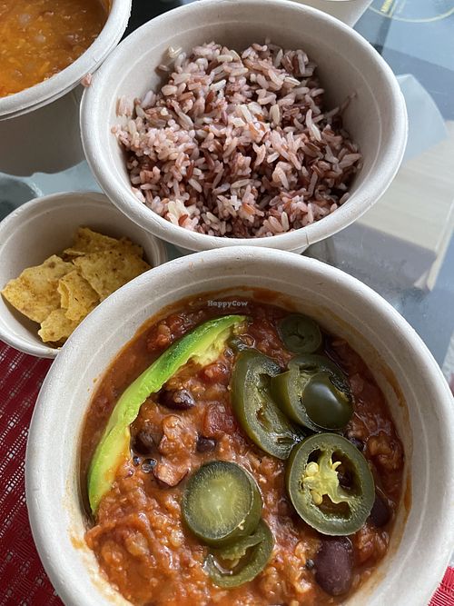 Kidney bean and lentils chili !!!!   at TheBroccoli Plant-Based Whole Food Kitchen in Hong Kong Island