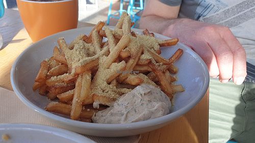 Fries at Little No Bones in Byron Bay