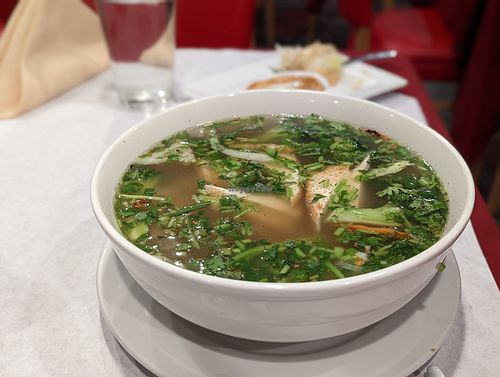 Vegan pho at Le Bistro Vietnamese in Albuquerque