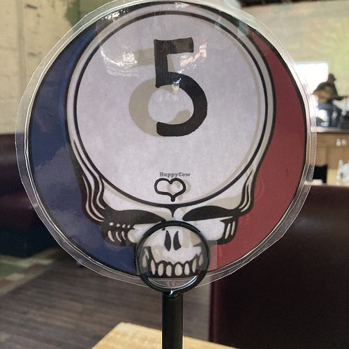 Order at the counter, take your number to the table. They bring your food to you & bus the table for you    at Grateful Organic Diner in Marshall