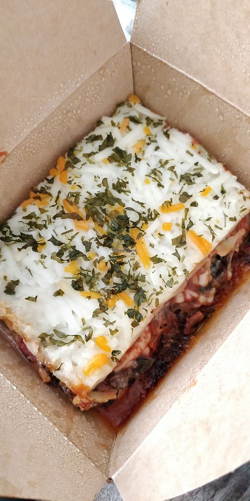 Truffle Mushroom Lasagna at The Vegan Lasagna Garden - Cloud Kitchen in Milpitas