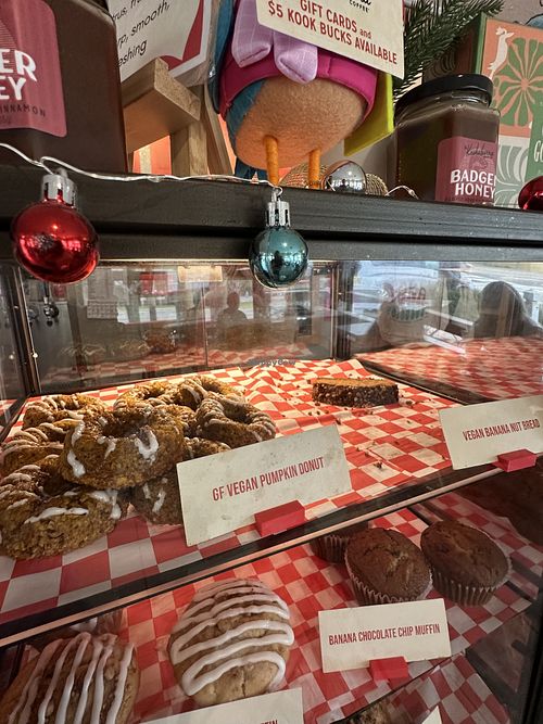 Vegan & GF baked options  at The Kookaburra Coffee in St Augustine