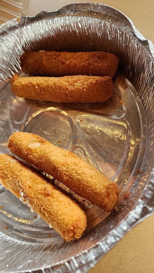 Vegan Mozzarella sticks at Umberto's in Lake Grove