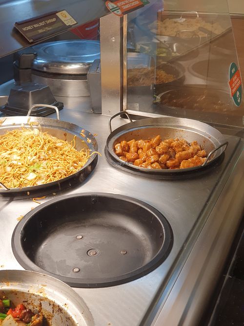 Orange chicken  at Panda Express in Altamonte Springs