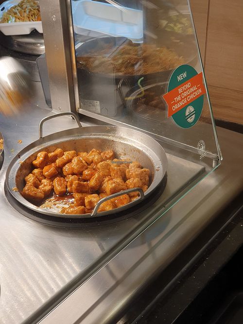 Orange chicken at Panda Express in Altamonte Springs