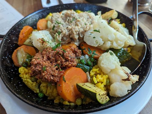 Paella at Tasca in Newmarket