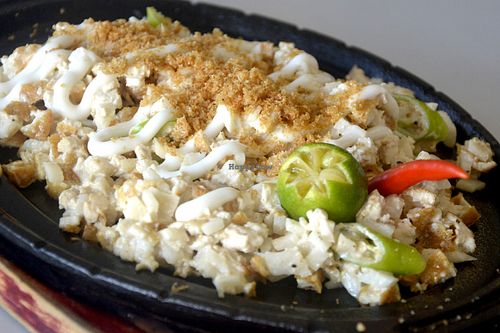 Tofu sisig at Caffe Dolce in Metro Manila