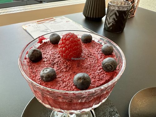 chia raspberry pudding  at PausenSnack in Oldenburg