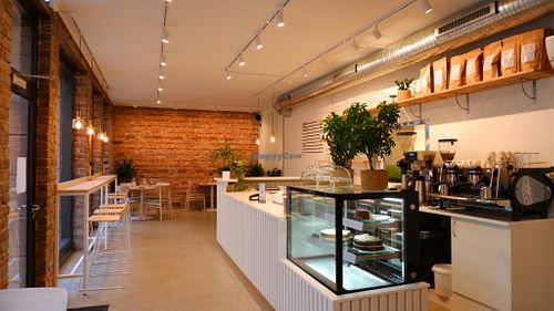 Inside the restaurant at Vasty Food & Drinks in Aalesund