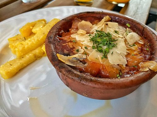 Eggplant parmigiana    at Tisch in Vienna