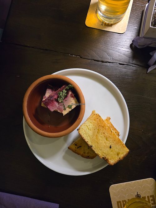 Faux gras at Tisch in Vienna