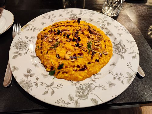 Vegan risotto at Guggital in Zug